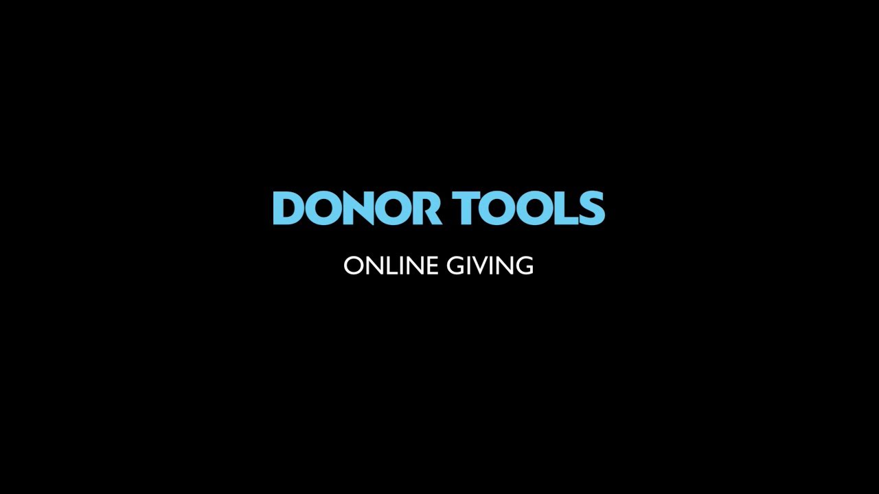 Donor Tools - Online Giving