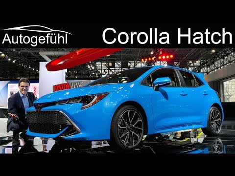 all-new Toyota Corolla hatch REVIEW 2019 Toyota Auris - NYIAS 2018 - Autogefühl Video