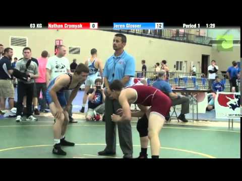 FILA Cadet 63 KG Nathan Cromyak vs. Jeren Glosser