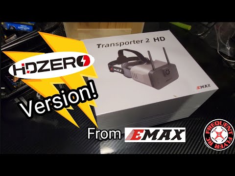 The Cheapest HDZero Goggle Option - Emax Transporter 2 HD FPV Goggles (Unboxing)