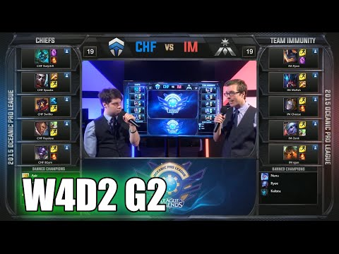 Chiefs vs Team Immunity | OPL Summer 2015 Split 2 Oceanic Pro League Week 4 Day 2 | CHF vs IM