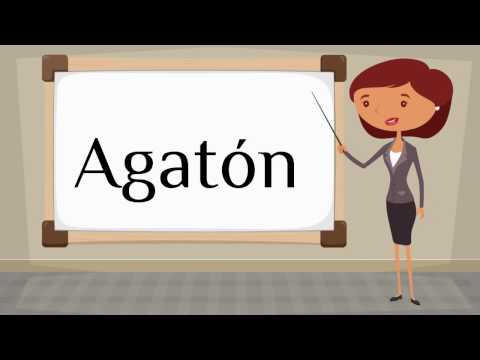 How do you say 'Agatho' in Spanish?