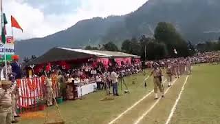 preview picture of video 'Full march past video at kishtwar 15 August 2018'