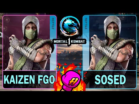 MK1 Kaizen FGO (REPTILE) VS Sosed (REPTILE)🥊Mortal Kombat 1🥊4K 60ᶠᵖˢ