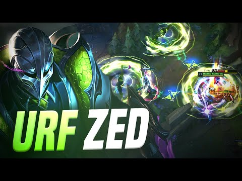 URF ZED - Ultra Rapid Fire Zed Gameplay 2024