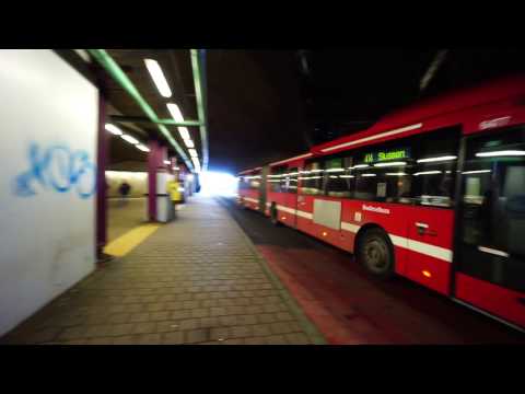 Sweden, Stockholm, Slussen, short walk to bus interchange