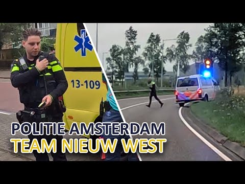 Politie | Mishandeld | Ongeval | Man probeert over hek te klimmen | Amsterdam Nieuw-West