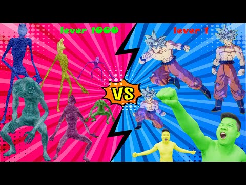 Mix  Superheroes and Goku Ultra Instinct  VS Team Siren Head VS Cartoon Cat