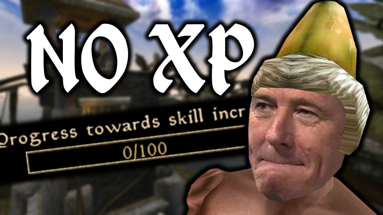 Can You Beat Morrowind Without Gaining Experience?