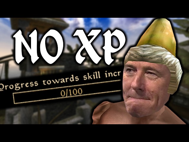 Can You Beat Morrowind Without Gaining Experience?