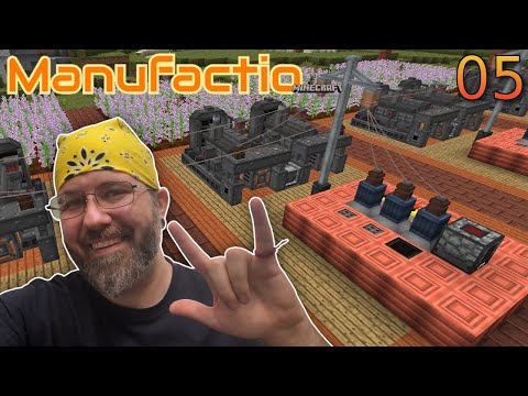 Lets Play Manufactio EP 5 - Steam Boiler and Steam Generator Guide - MEGA Invasion - Green Science