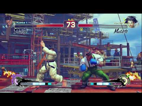 The Golden Gunman (Dudley) vs Ramzi (Makoto) - Super SF4 Preview London