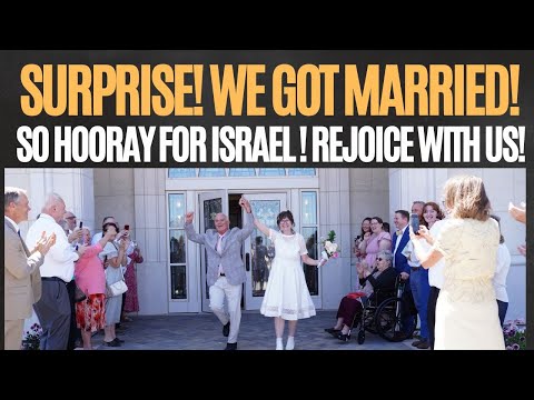 Surprise! We Got Married! Hooray for Israel! Valerie and I were gladly sealed on Saturday June 7th!
