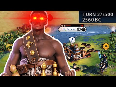 DEITY Who Needs Shaka When Modded Oson Can Take A Capital At Turn 37 - Civ 6 Oson Pt. 1