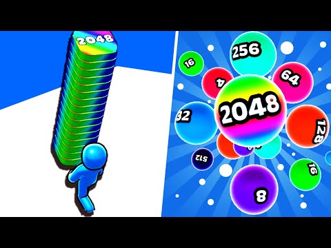 Idle 2048 Land vs Right Path - Max Level Gameplay (Part 2)