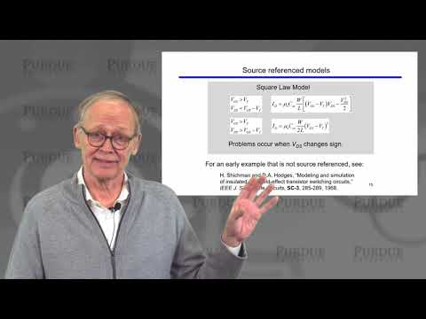 ECE Purdue Transistor Fundamentals L5.6:  Additional Topics - 2nd Look at Compact Circuit Models