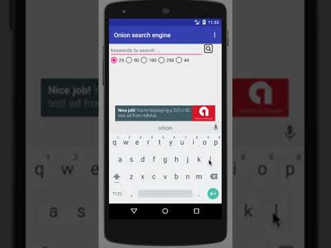 Onion Search Engine Widget Video