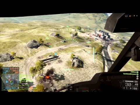 Battlefield 4 | Z 11W Scout Helicopter Gameplay | Golmud Railway