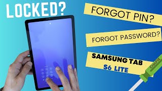 Forgot password on SAMSUNG TAB S6 LITE? Locked - unlock & FACTORY reset with CrocFIX