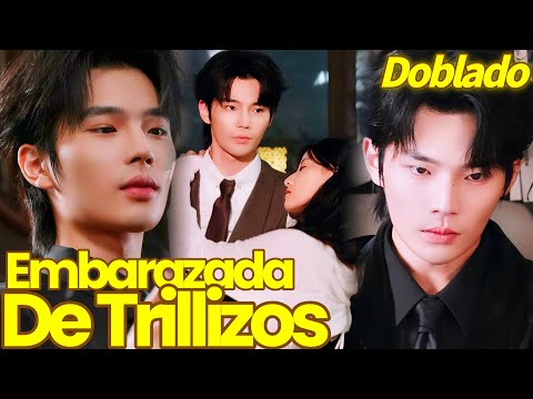 (Doblado) Embarazada de trillizos… ¡y del jefe | El Secreto de los Trillizos #dramabox