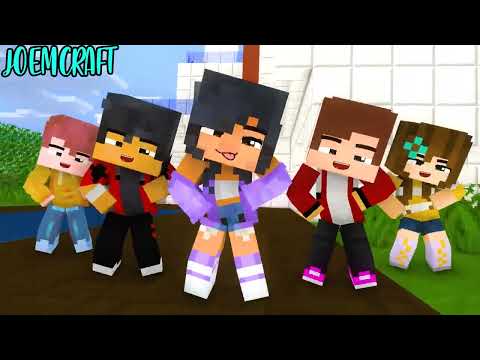 APHMAU DANCE CREW | KIM, NOI, AARON, EIN | CHICKEN WINGS MEME | HERO TONIGHT - Minecraft Animation