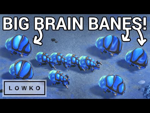 StarCraft 2: BIG BRAIN BANELING BUST!