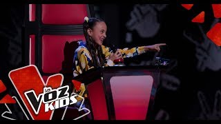 Angie Daniela canta Tu falta de querer – Audiciones a Ciegas | La Voz Kids Colombia 2019