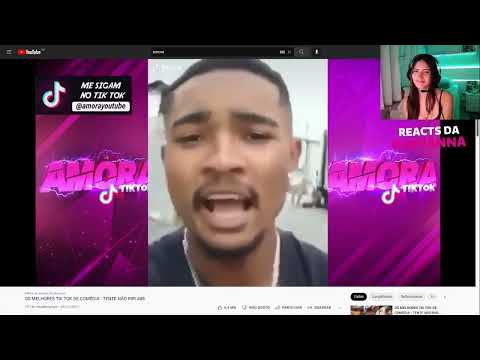 GIOVANNA REAGINDO OS MELHORES TIK TOK DE COMÉDIA - TENTE NÃO RIR!