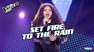 Nisa - &#39;Set Fire To The Rain&#39; | Blind Auditions | The Voice Kids | VTM