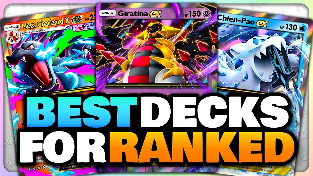 The NEW Best DECKS To Play For RANKED BATTLES!!! | Pokemon TCG Pocket