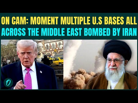 Middle East War BREAKING: Iran BOMBS US Bases in Qatar, UAE, Jordan, Bahrain in Seconds | VIDEO