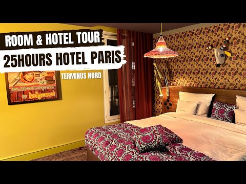 ROOM & HOTEL Tour: 25HOURS Hotel PARIS Terminus Nord - February 2024