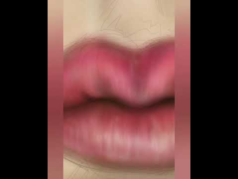 Labbra - come disegnare le labbra Digital drawing