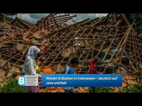 Wieder Erdbeben in Indonesien – deutlich auf Java und Bali