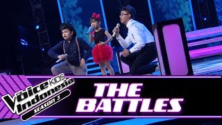 Billy vs Charissa vs Maurichio &quot;Jadi Milik.&quot; | Battle Rounds | The Voice Kids Indonesia Season 3 GTV