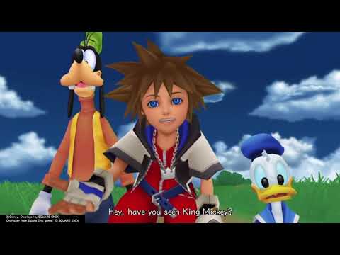 Kingdom Hearts II Final Mix (PS4) Cutscene #54 - Restoration at 97 percent and the 6th Day