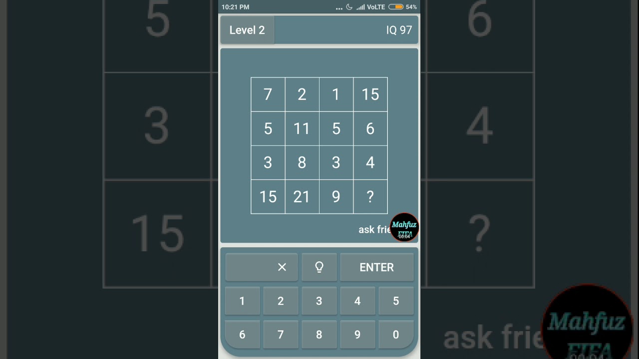 Math Riddles Level 2 🎮🎮 Math Riddles: IQ Testest || Math brain || offline games || mahfuz FIFA
