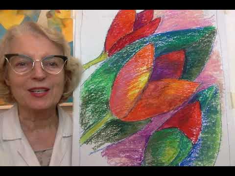 [Alina Witwitzka] TŁUSTA PASTELA #alinawitwitzka #oilpastel #tłustapastela #kurs