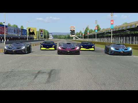 Insane Lamborghini Gallardo LP7777 SL Quad Turbo vs Bugatti Bolide at Monza Full Course