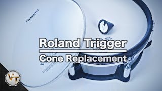 Video thumbnail for Roland PD-108/128 Trigger Cone Replacement by Vdrum Tips