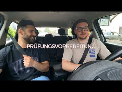 Driving test class B: Test simulation with driving instructor Lukas