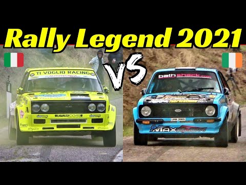 Paolo Diana vs Frank Kelly - Rally Legend 2021 San Marino - Virtual Comparison + Split-Screen Show!
