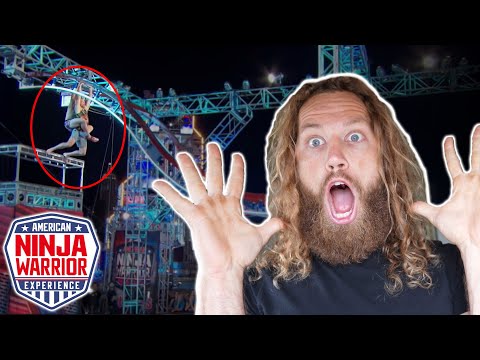 Ninja Warrior Reacts: American Ninja Warrior Jessie Graff vs. Grant McCartney: Big Dipper Freestyle