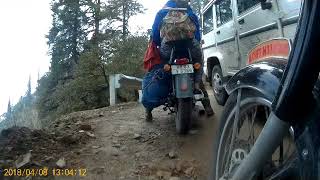preview picture of video 'Riding to Hatu peak, narkanda'