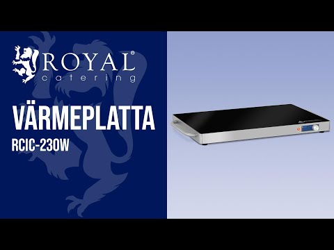 video - Värmeplatta - 240 W - Rostfritt stål - 62 x 35 cm