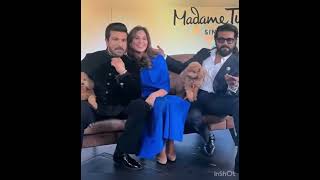 Ram charan wax statue at Madame Tussaud’s London#indianactor #proudmoment#tollywood#hero#chiranjeevi