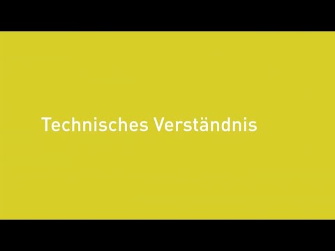 Berufliche Anforderungen: Technisches Verständnis