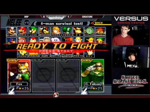 VS Weekly 4/10/16 - Winners R2 - Orp (Fox) vs Creature (Falcon) - Melee