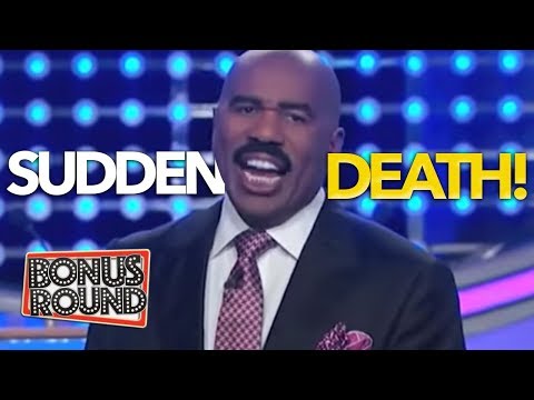 SUDDEN DEATH ROUNDS! Steve Harvey Calls On Sudden Death Rounds On Family Feud USA!