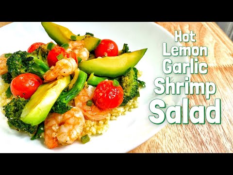 Hot Lemon Garlic Shrimp Salad with Couscous | Healthy Recipes You Have To Try